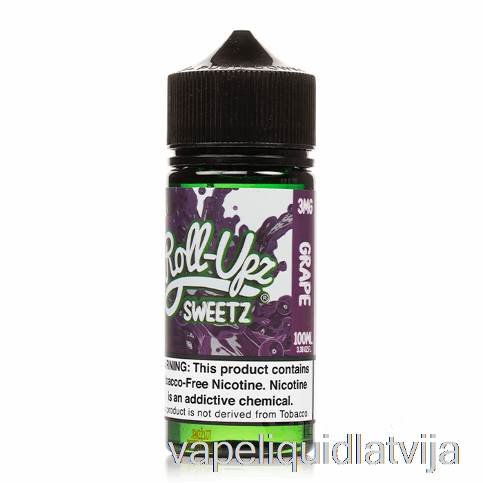 Vīnogu Sulas Roll-upz E-liquid - 100ml 6mg Vape šķidrums